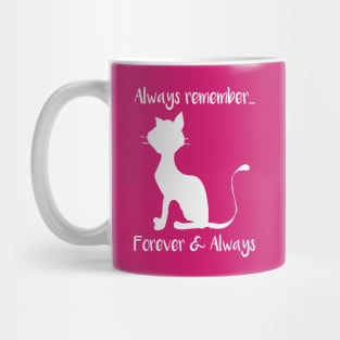 Cat Lovers unconditional Love Quote Mug